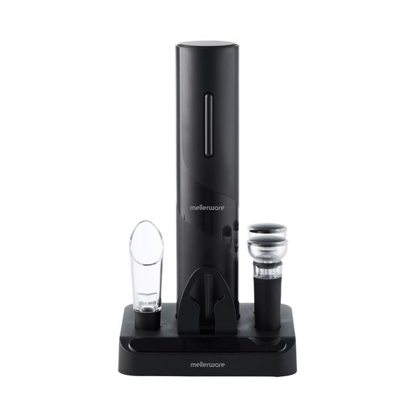 Mellerware Corkscrew Plastic Rechargeable Wine Set "Pour Ease Series
