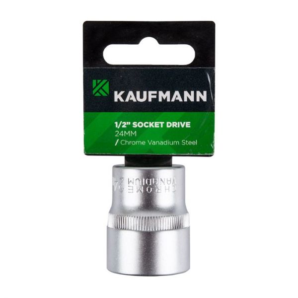 Kaufmann - Socket 1/2 Inch Drive 24mm - 2 Pack