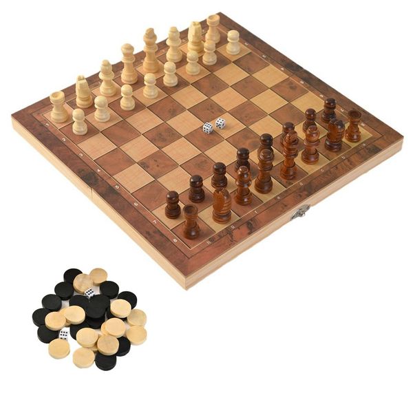 3 in 1 Chess Set Board