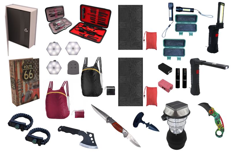 His &amp; Hers 47 Piece Essential Camping Survival Kit