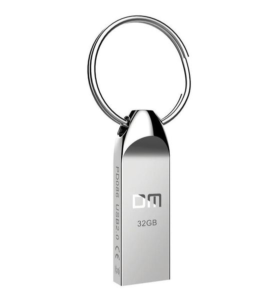 32GB Metalic Keyring Flashdrive USB2.0