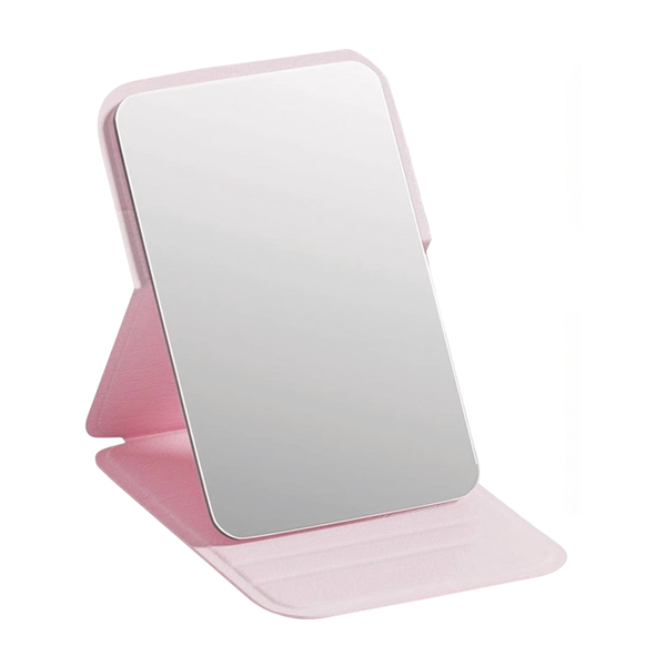 Portable Foldable Compact Mirror - Pink