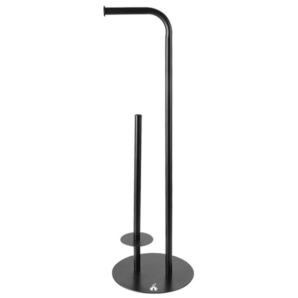 Alanes Stainless Steel Bathroom Toilet Roll Paper Holder - Matte Black