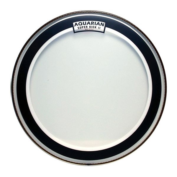 Aquarian 22" Super Kick II Series Bass Drum Head Clear