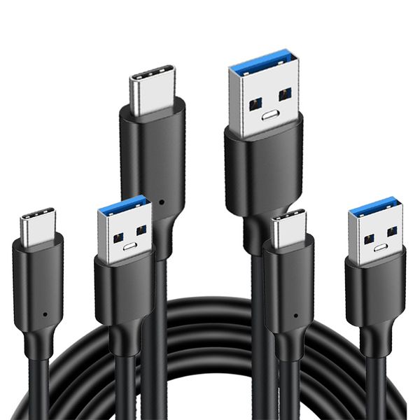 USB A to USB C Cable - USB 3.2 / 10Gbps - Multi Pack 1.5m/3m/5m