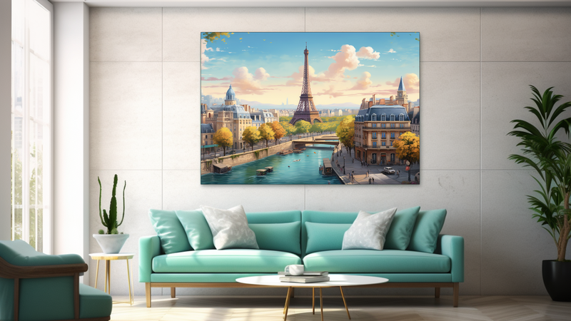 Canvas Wall Art - Parisian Cahrm Abstract - JT0072