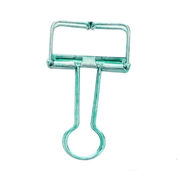 Hollow Binder Clip Green