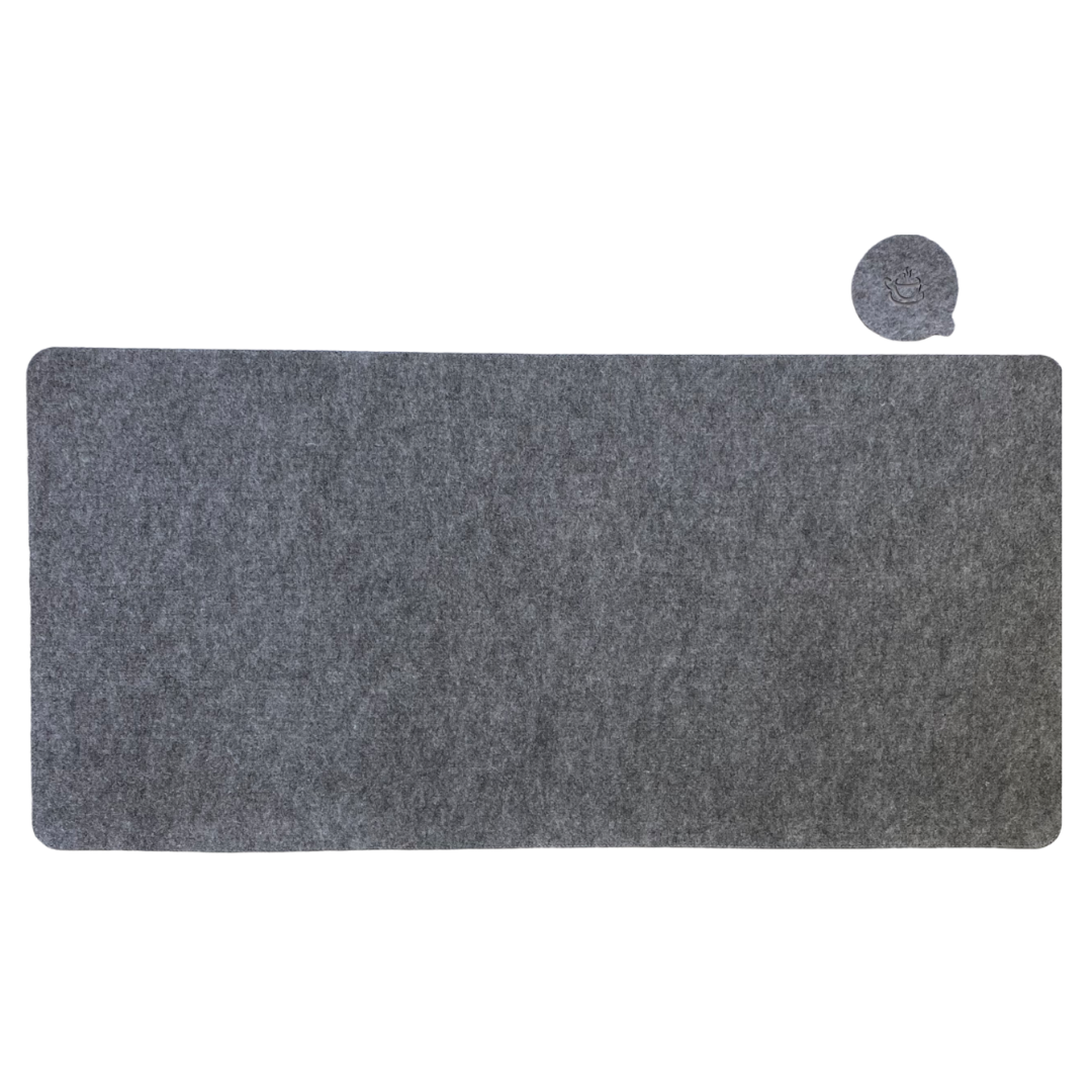 Desk Pad, Eco Felt Desk Mat, Extended Mouse Pad, Extra Large 89cm x
