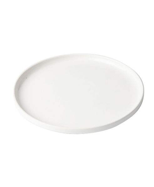MR CHEAPEST Flat Stackable White Dinner Plate Set of 4