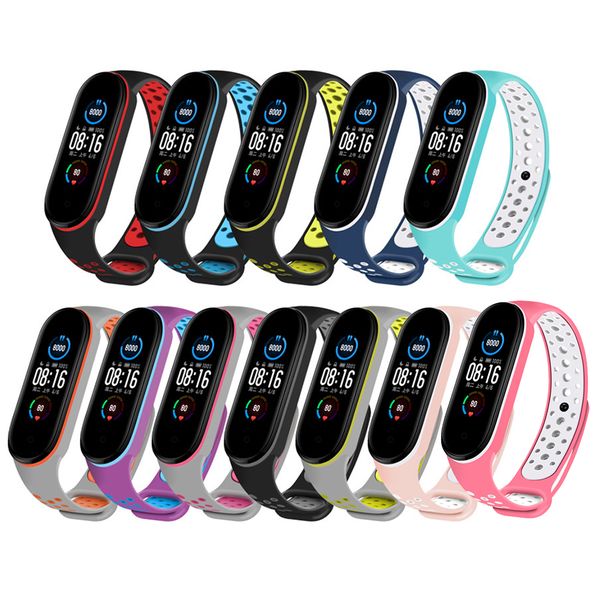 Strap compatible with Xiaomi Mi Band 5 NFC Midnight Blue