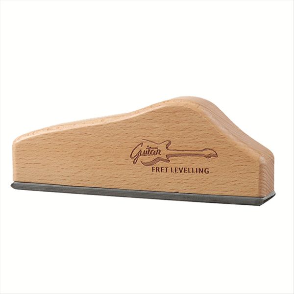Guitar Fret Leveling File Tool, Light Wood