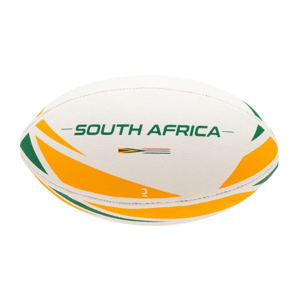 Decathlon - Patriotic Rugby Ball - Size 1 - South Africa - White