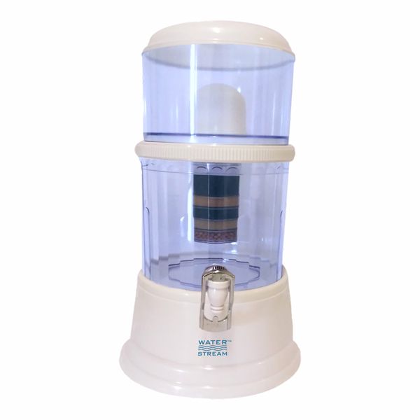 Water-Stream 12L Crystal Clear Water Dispenser Ceramic &amp; 5-Stage Filters