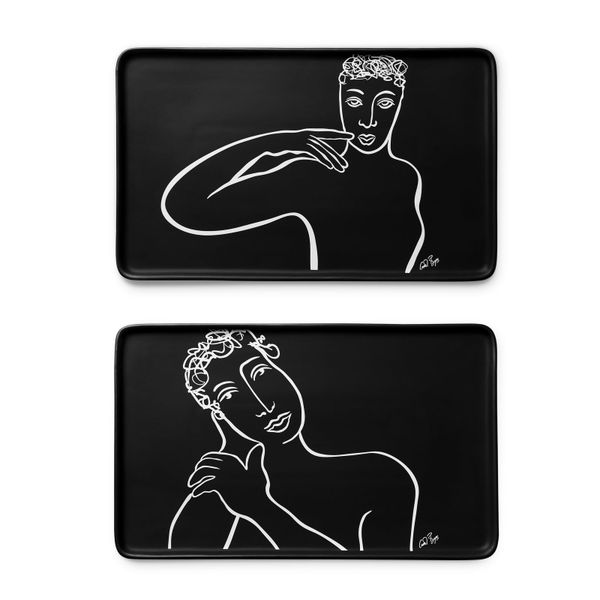 Carrol Boyes Platter Rectangle Set of 2 - In Good Taste