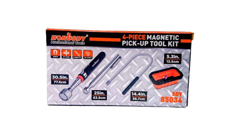 HORUSDY 4-Piece Magnetic Pick-Up Tool Kit