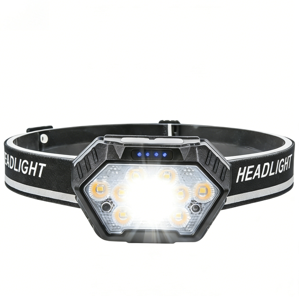 Long-Lasting Strong Headlight - Black