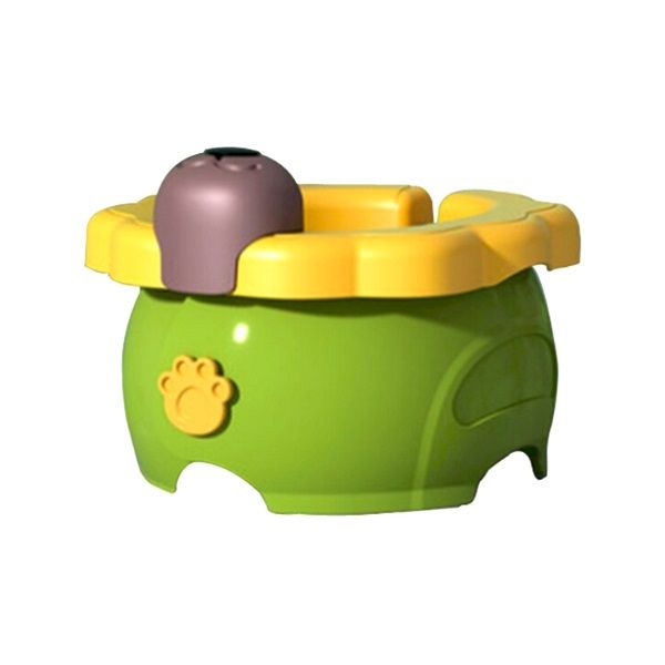 0-3 Years Old Baby Training Potty Foldable Potty Travel Portable Car -Green