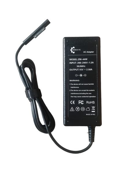 Comways-Replacement Charger For Microsoft Surface Pro / Go 15V 2.58A - 44W