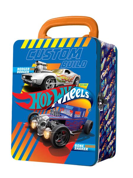 Hot Wheels Metal Car Case Blue