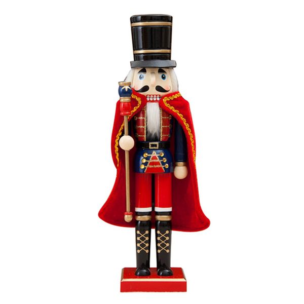 38cm Nutcracker Puppet Miniatures Christmas Gifts Living Room Table Decorat