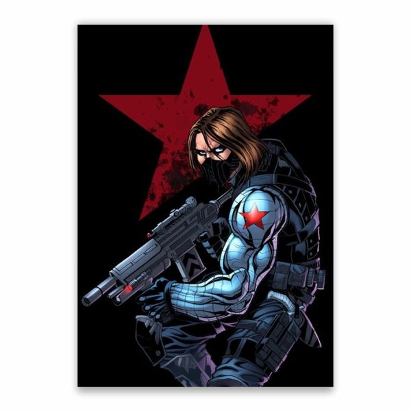 The Winter Soldier Cartoon Poster - A1