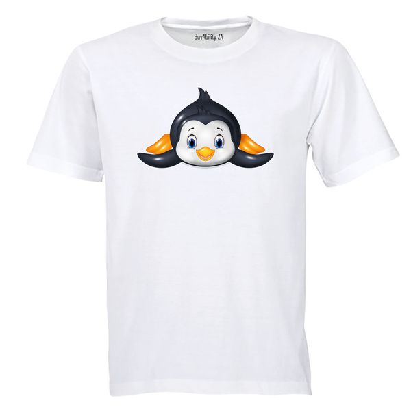 Happy Penguin - Kids T-Shirt (Grey)