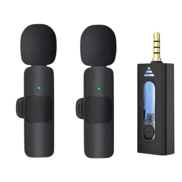 3 IN 1 K35 3.5mm Wireless Microphones with Type-C