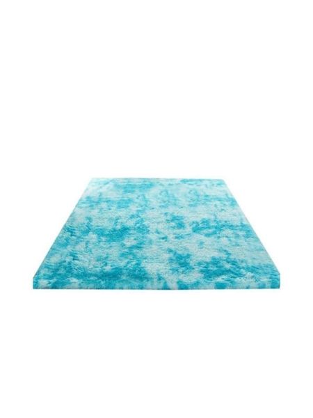 Soft Shaggy Fluffy Rug - Light Blue