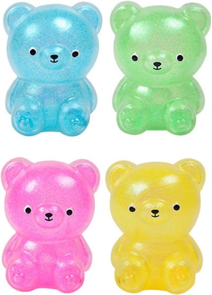 Colorful Bear Sensory Toy, Anxiety Stress Anger Relief Venting- 4 Piece