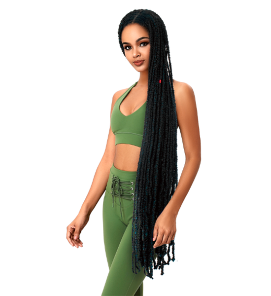 Crochet Hair Faux Locks Twist Hair Big package Alita Braid 1B
