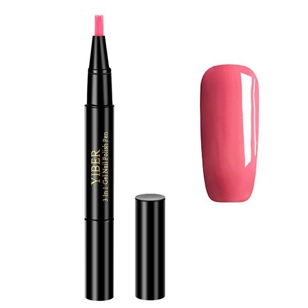 Yiber 3in1 Gel Nail Polish Pen - Pink 18
