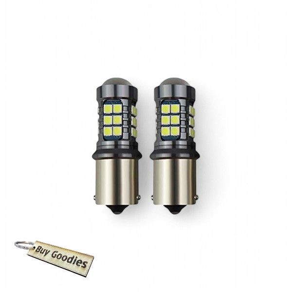 BG 2Pcs Car Turn Signal Led Bulb 3030 27Smd 1156