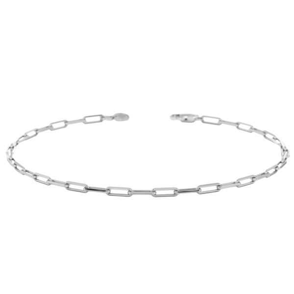 The Celeste Paperclip Bracelet - Sterling Silver 3mm