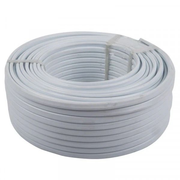 Surfix Flat Cable 1.5mm Twin Plus Earth. White. 100m (300/500V)