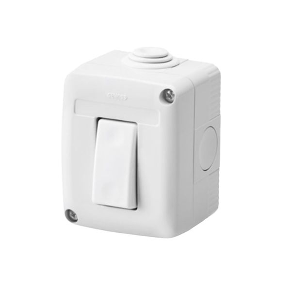 Gewiss - 16A 1P 2-Way Surface Switch IP40