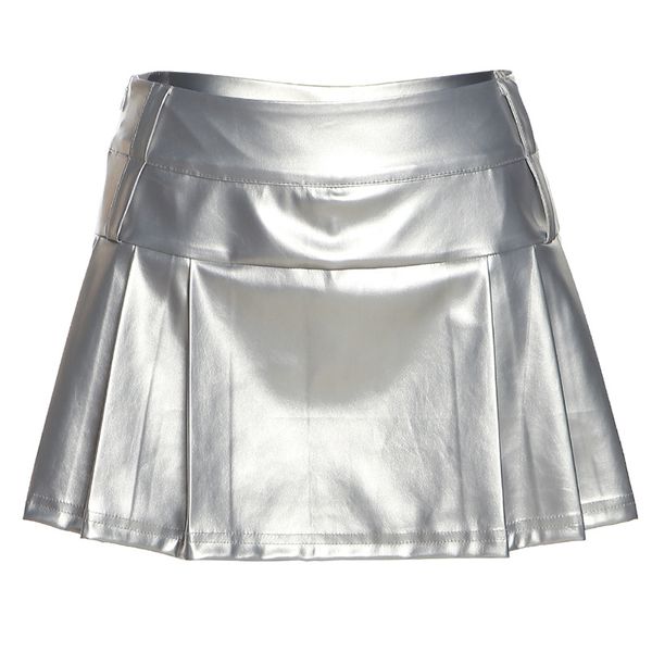 Tailored Street Fashion High Waisted Half Skirt Pleated Skirt