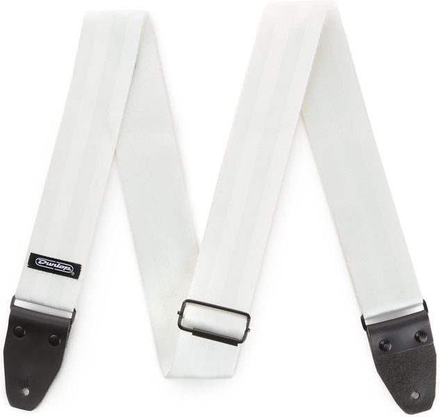 Dunlop Seatbelt White Guitar Strap