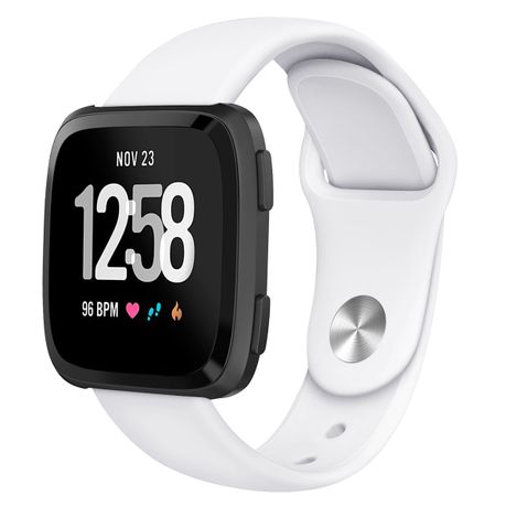 Fitbit versa discount lite white strap