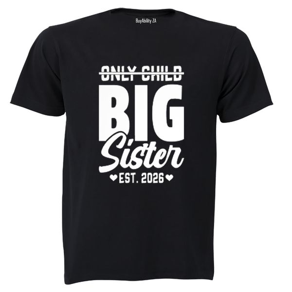 Big Sister Est 2026 - Kids T-Shirt