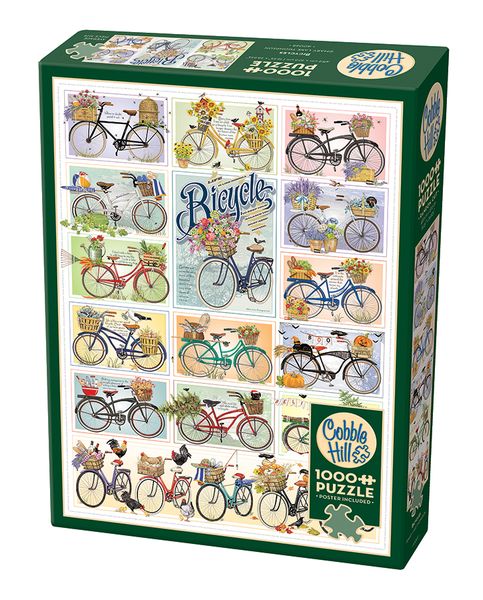 Cobble Hill Bicycles 1000 Piece Puzzle