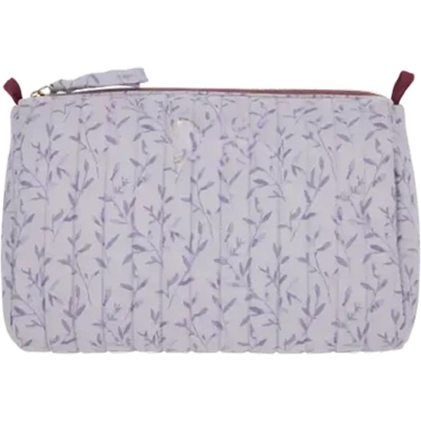 Floral Quilted Toiletry/Makeup Bag