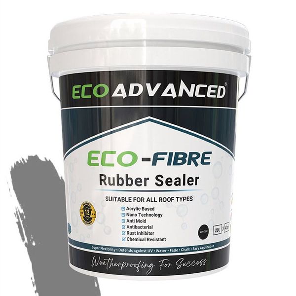 Eco Advanced Ecofibre Rubber Sealer 20L Dark Grey