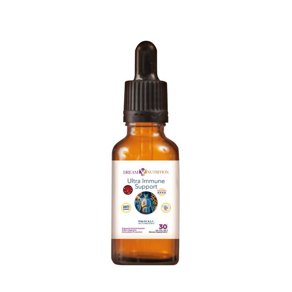Dream Nutrition Ultra Immune Support D3, K2, C, Zinc &amp; Goldenseal Root 30ml