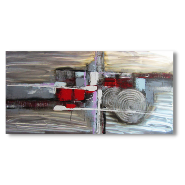 Canvas - Abstract Farm Yard- 1200x600mm