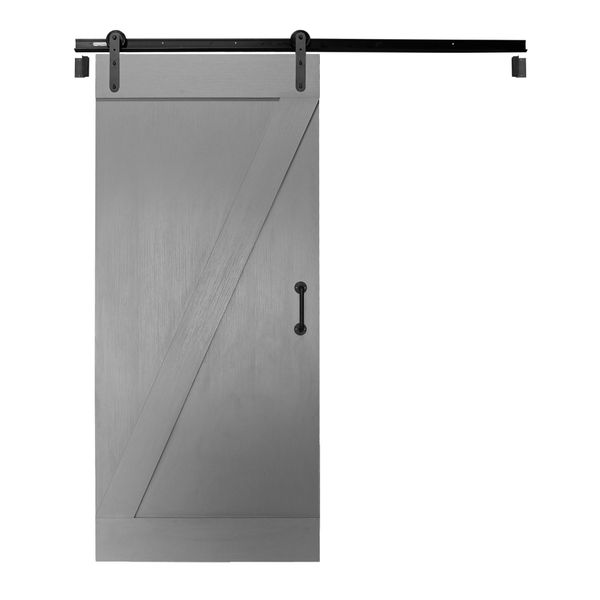 Louisiana Barn Style Sliding Door Storm Grey