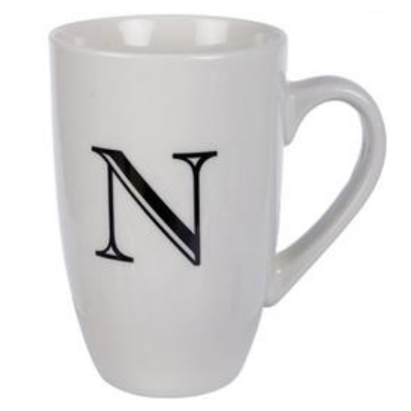 SD Homeware - Letter N Mug (2 x 400ml)