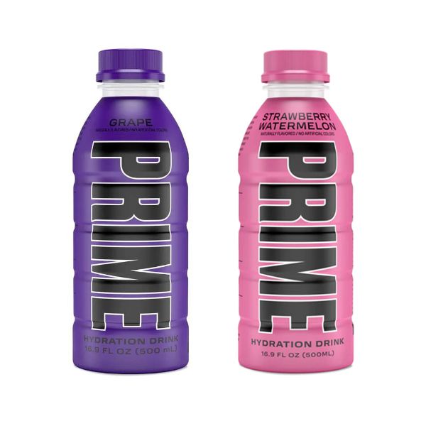 The Duo - Prime Hydration Drink Grape &amp; Strawberry Watermelon