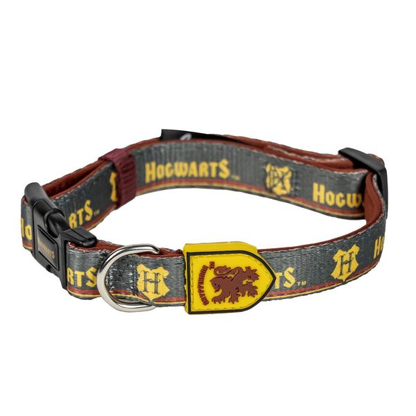 Harry Potter Gryffindor Adjustable Dog Collar with Quick-Release Buckle