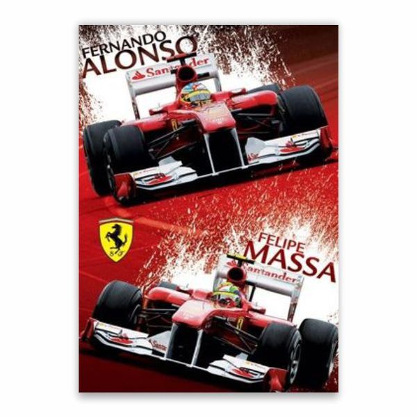Fernando Alonso And Felipe Massa Poster - A1
