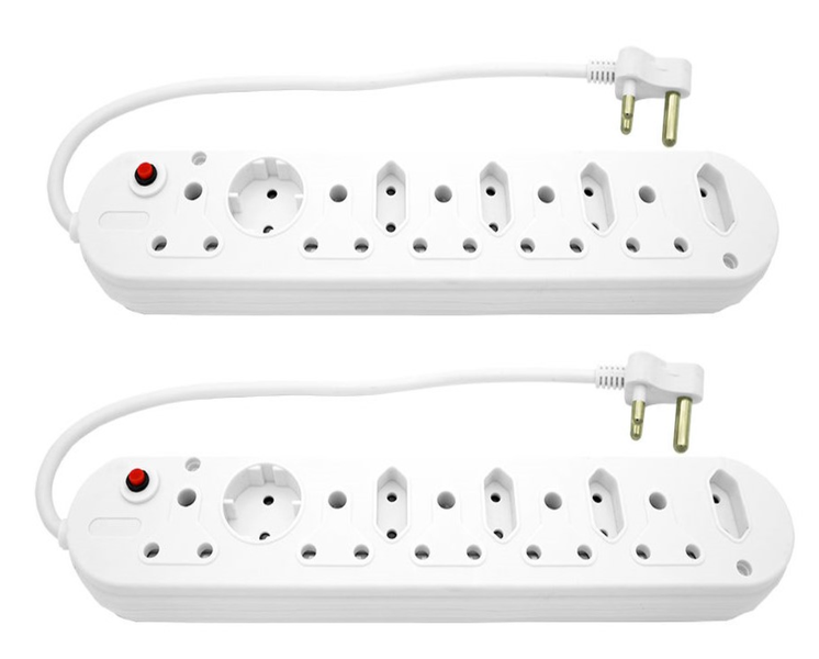 Multi Plug 5x16A 5x5A 0.5m Cord 2 Pack: MP-10W